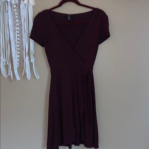 Forever 21 mini wrap dress <3